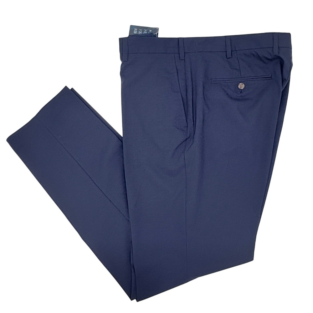 J.Crew‎ Thompson Four Season Dress Pants Navy W38 L34 Wool Blend NWT